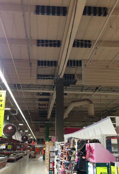 Pose de tissu de fibre carbone - Auchan Semécourt Metz