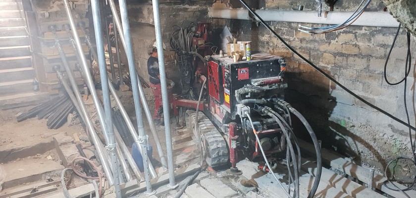 Forage de Micropieux type III ENSBA - Paris