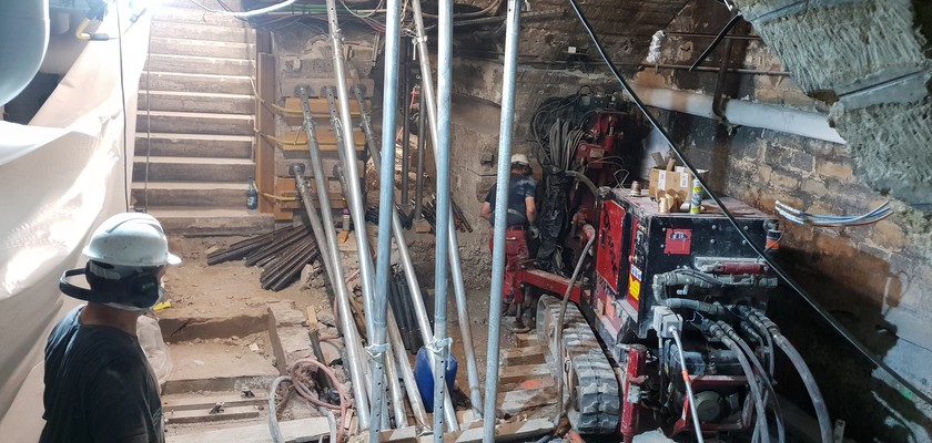 Forage de Micropieux type III ENSBA - Paris