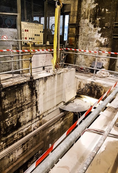 Sciage au câble diamant - Usine Novacarb