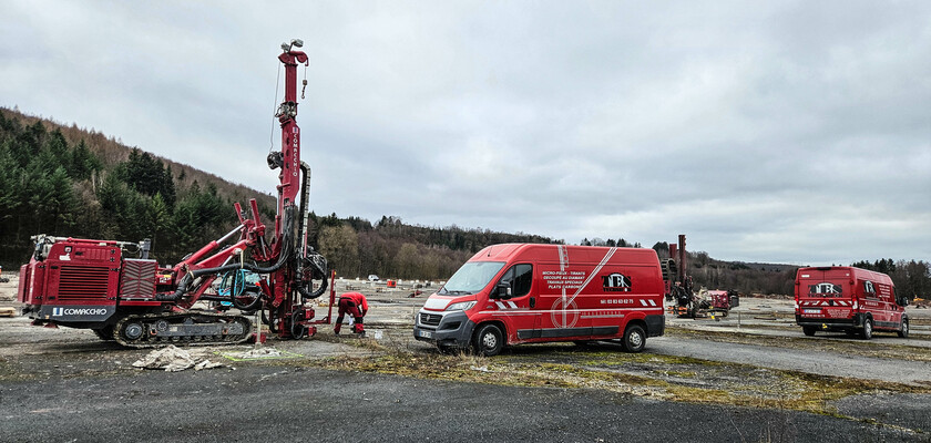 Forage de 400 micropieux URBASOLAR Abreschviller