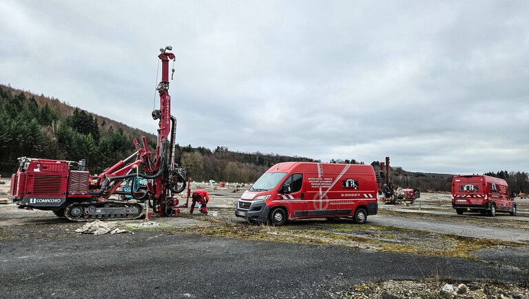 Forage de 400 micropieux