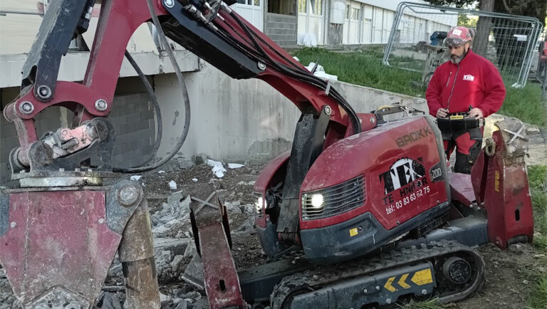 La démolition, version précision.