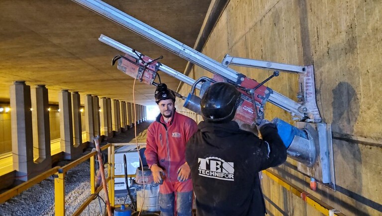 Réalisation de carottage dans le béton Alsace Lorraine Haut Rhin