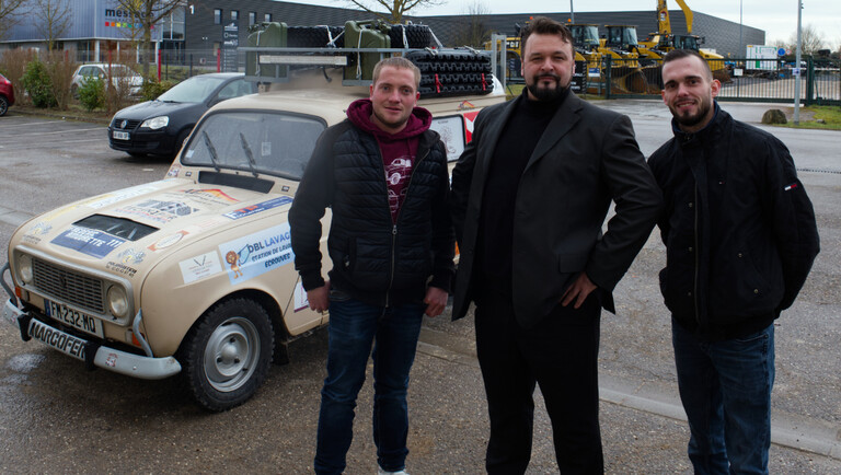 Alexis Thouvenot, Lilian Champlon et Aymeric Charbonneau