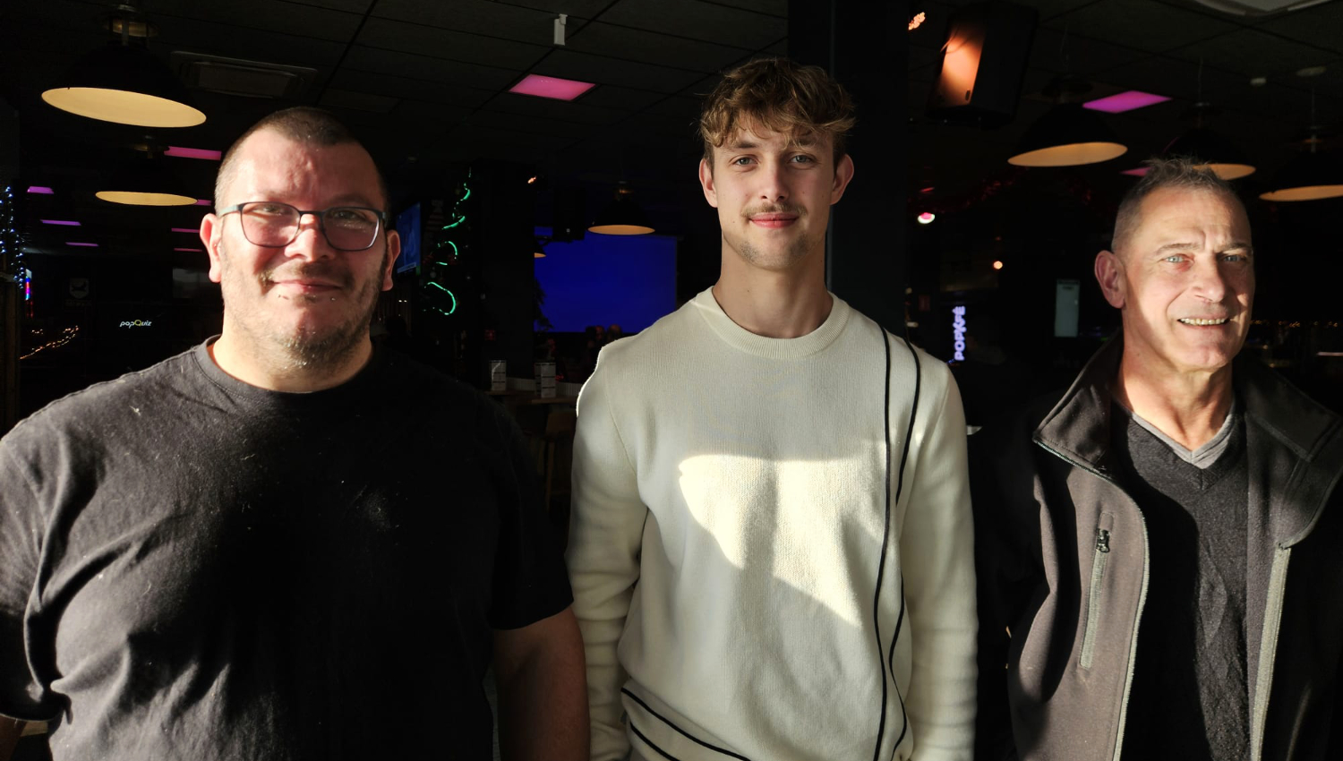 Stéphane, Arkahel et Sébastien